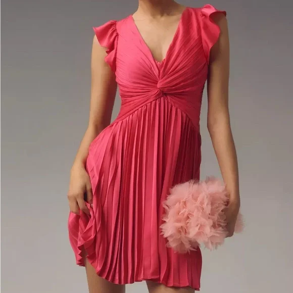 Moon River Dresses | Moon River Pink Pleated Dress | Color: Pink | Size: Xs | Sydneykatej's Closet